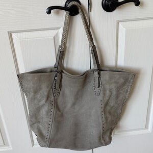 DV by Dolce Vita Grey Suede Tote Bag